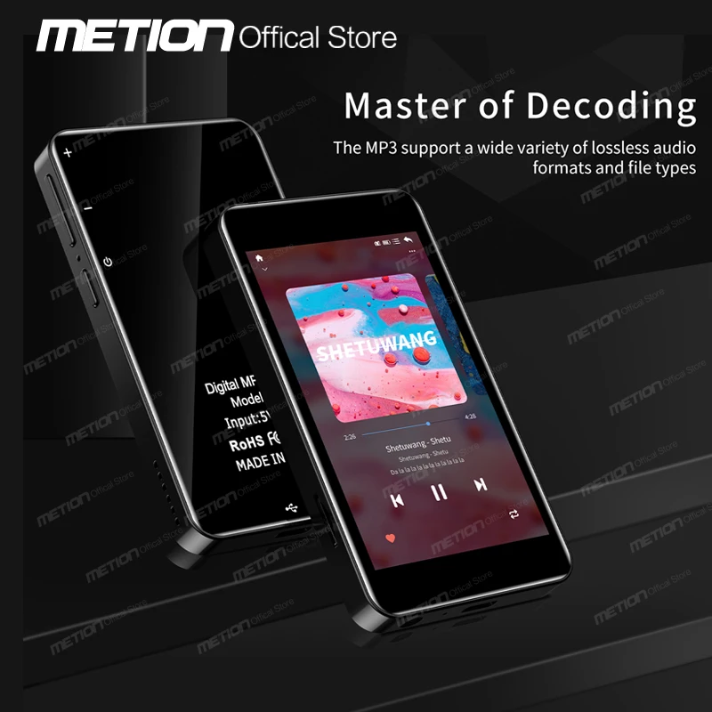 2022 WiFi Android MP4 Player Bluetooth4.2 Full Touch Screen 3.6&quot 32GB Audio with Speaker/FM/E-book/Recorder/Video/Browser |