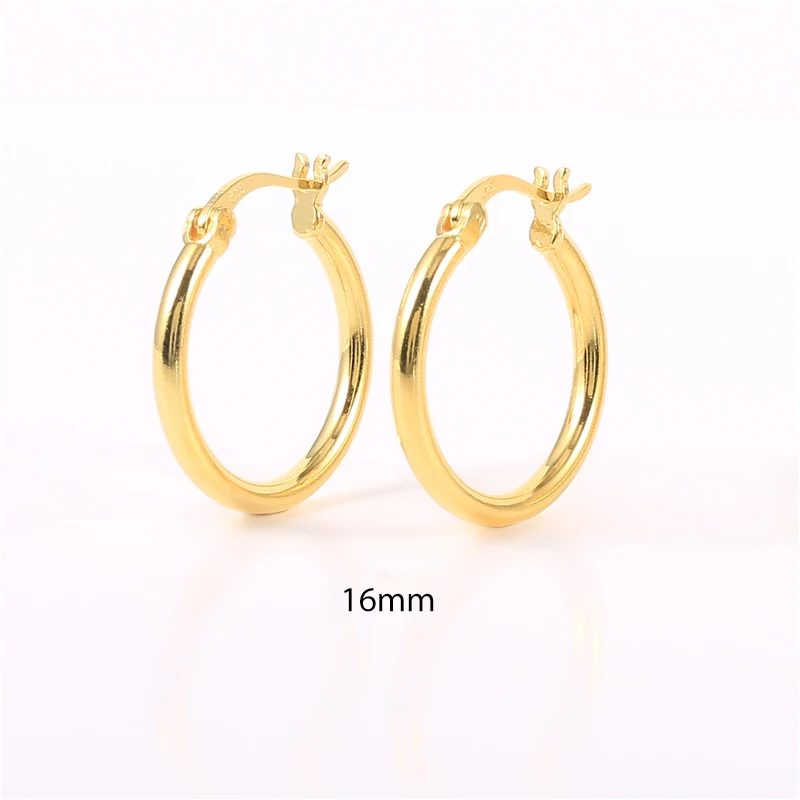 

CANNER 100% 925 Sterling Silver Zircon Crystal Pentagram Perforated Stud Earrings for Women Piercing Earring Jewelry Pendients