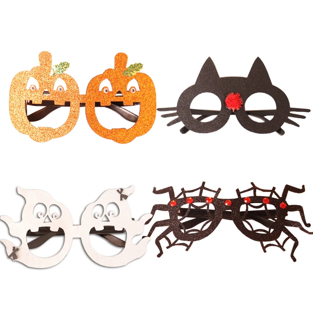 

2022 Halloween Decoration Novelty Glasses Toys Halloween Creative Ghost Pumpkin Spider Glasses