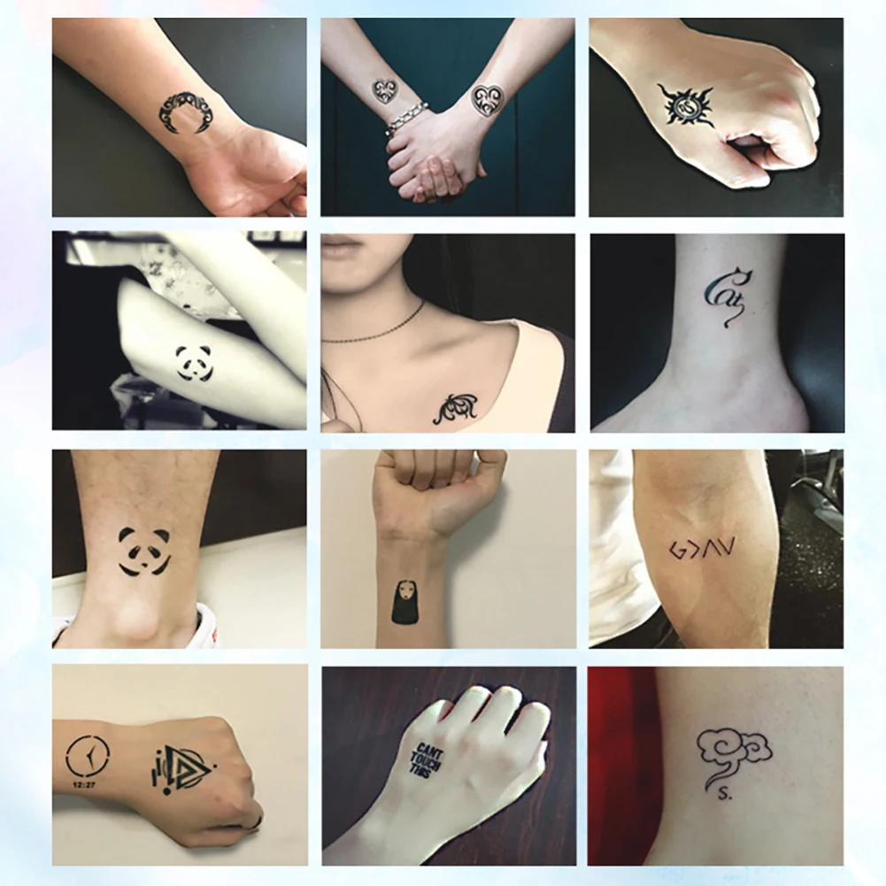 Трафареты для татуировок с хной женские трафареты товары дизайнерские