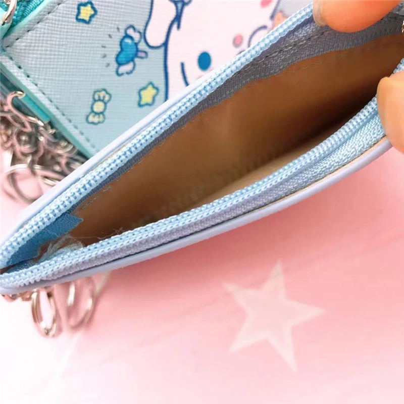 Оригинальный кошелек Sanrio с аниме Hello Kitty женская сумка Kulomi Melody Cinnamoroll Мультяшные
