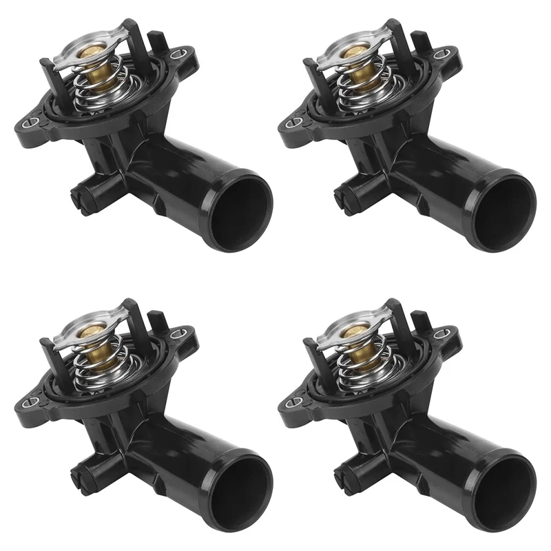 

4X Car Engine Coolant Thermostat Housing Replacement For Jeep Wrangler Thermostat Housing Engine Cooling Valve 5184651AF