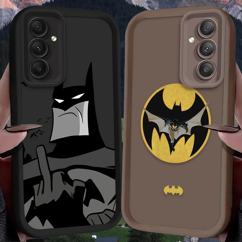 Роскошный чехол для телефона Marvel Batman Samsung Galaxy A55 A35 A25 A15 A05 A05S 5G A24 A13 A23 A12 A22 A32 A52 A52S A71