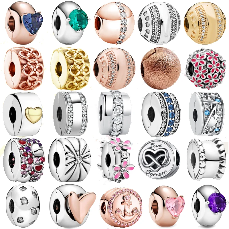

Зажимы для браслетов с фиксацией, подходят для браслетов Pandora