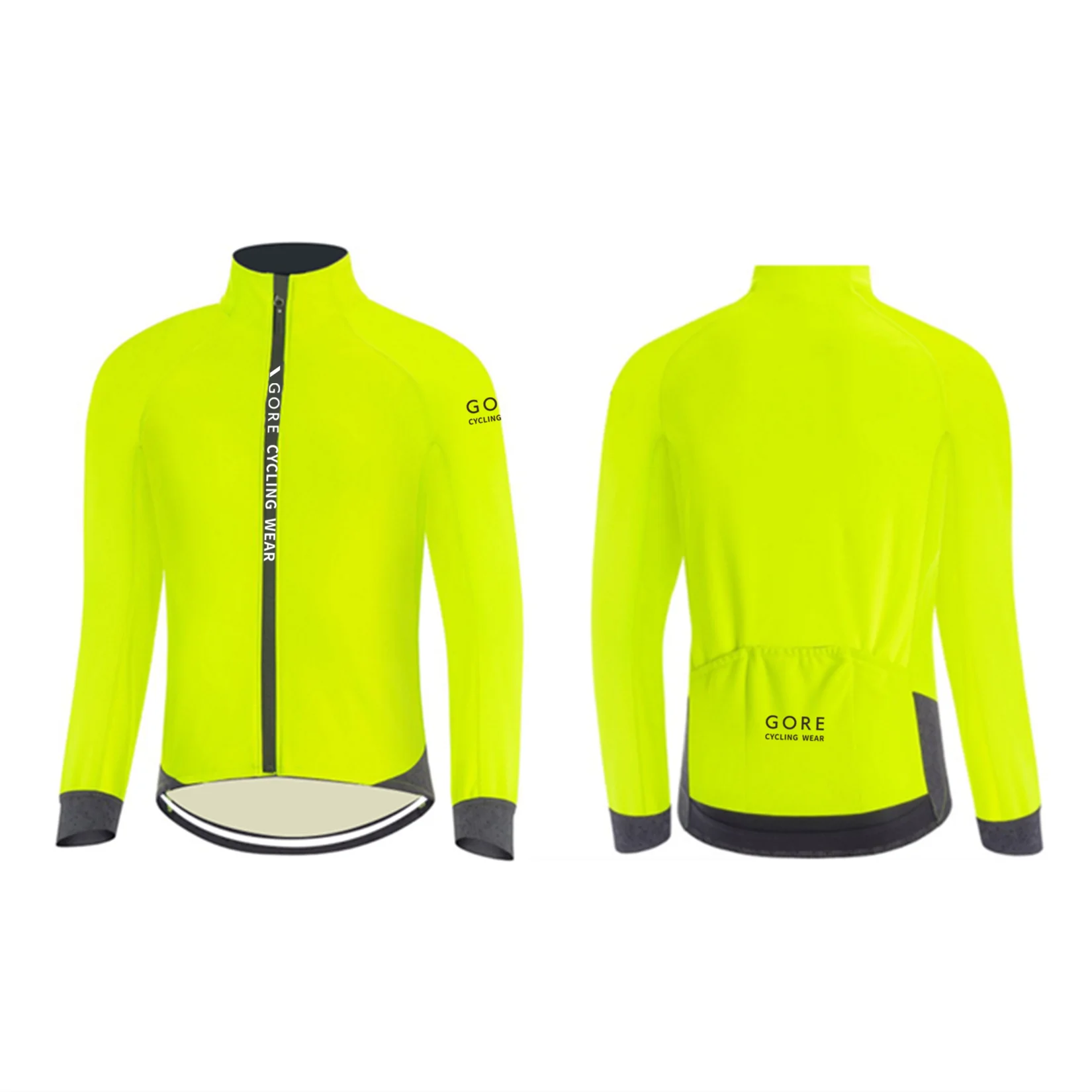 

GORE Team Cycling Clothes Hot Winter Jacket Men Thick Thermal Fleece Bicycle Clothing MTB Long Sleeve Wool Tops Road Bike Jersey