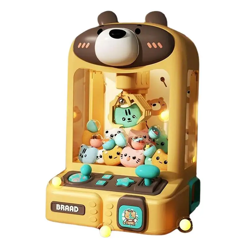 

Kids Claw Machine Tiny Arcade Claw Machine With Music Vending Machines Toys With 10 Plush Toys For Boys And Girls Over 3 Years