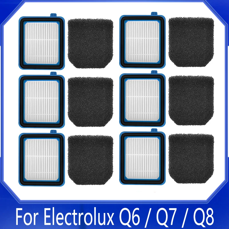

For Electrolux Q6 / Q7 / Q8 / WQ61 / WQ71 / WQ81 / W3N5 Emission Filter Fine Dust Filter Robot Vacuum Cleaner Part Accessories