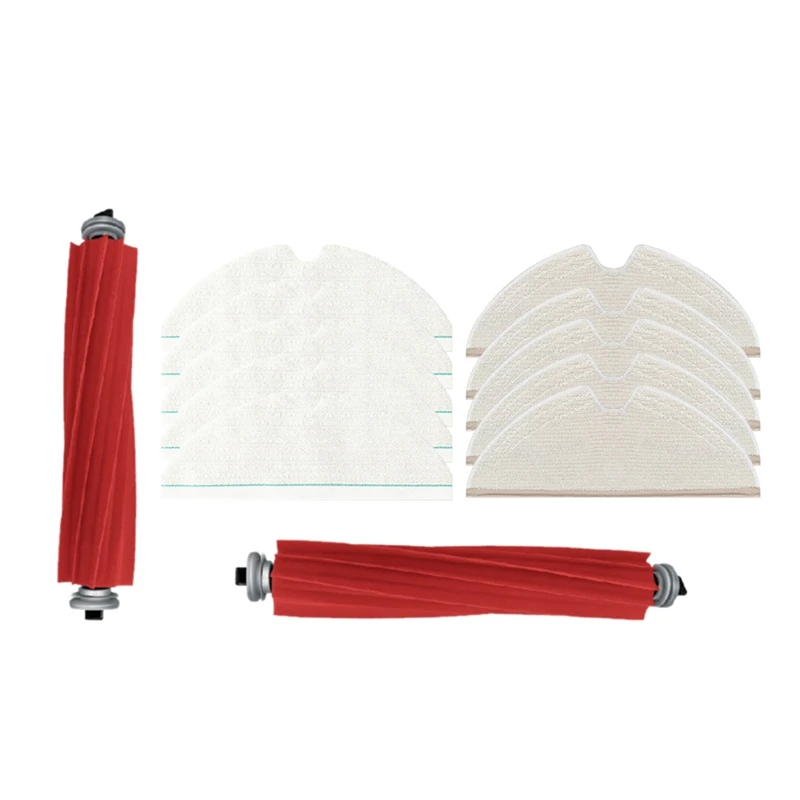 

12Pcs For Roborock T8 / Q7 Max / Max+Robot Accessory Detachable Main Brush Mop Cloth Vacuum Cleaner Replacement Part
