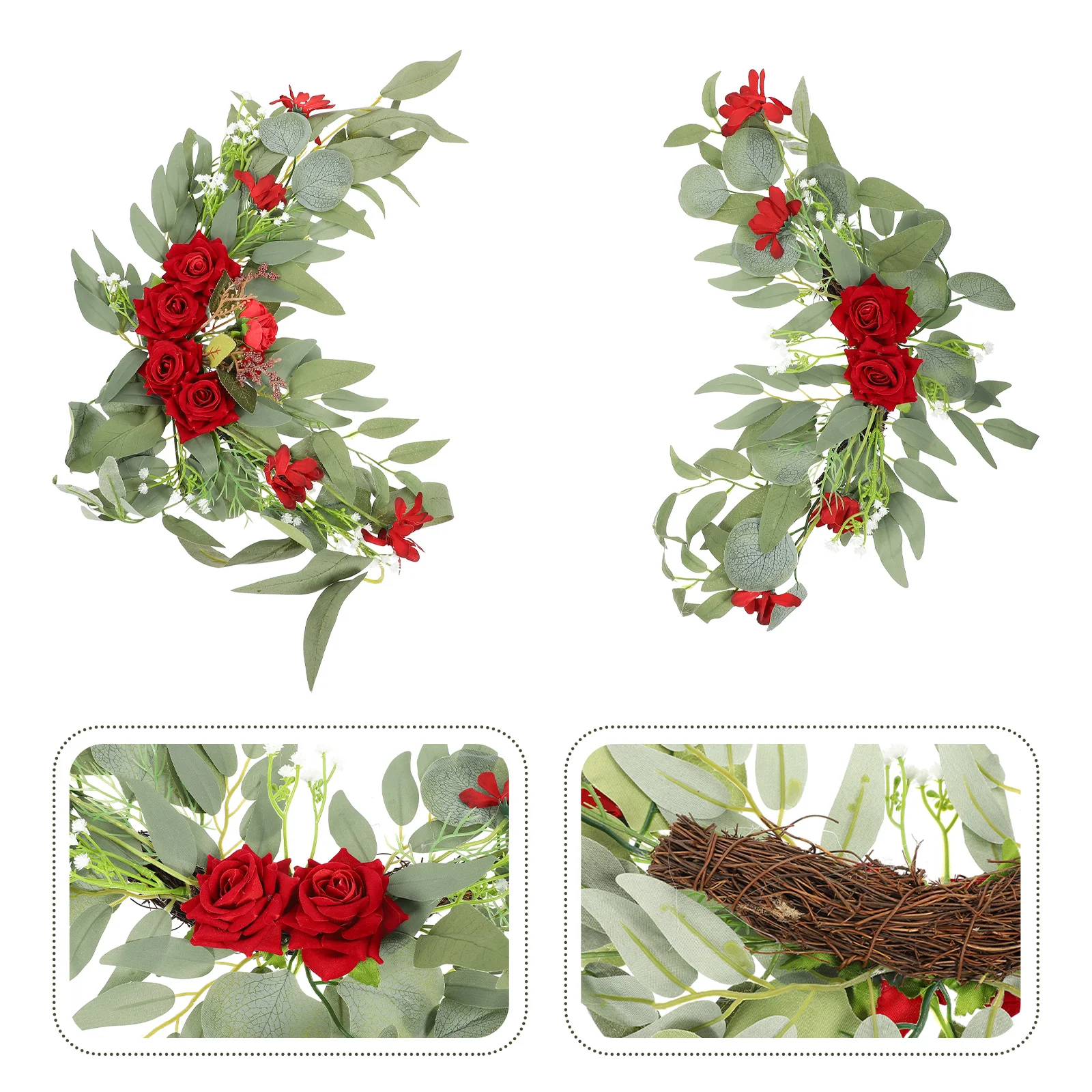 

2 шт. многофункциональные праздничные практичные цветы, романтичные цветы, украшения для свадьбы, вечеринки, двери, праздника