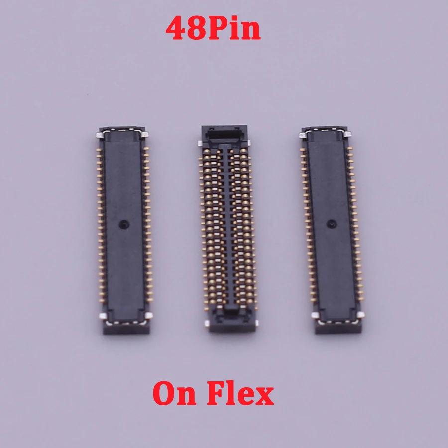 1Pcs Lcd Display Screen Flex FPC Connector For Samsung Galaxy A600F A6 Plus 2018 A6Plus A605 A600 A605F Plug On Board 48 Pin - купить по