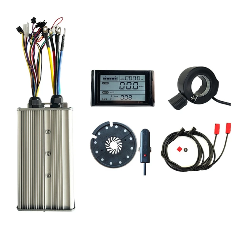 

Dropship-For 48V-72V 1000W-3000W Motor Electric Bike Motor Controller Kit With S900 LCD Display Electric Bicycle Accessories