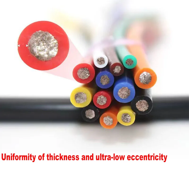 1 Коробка Высокотемпературных Силиконовых Кабелей 2 Цвета Подходят Для