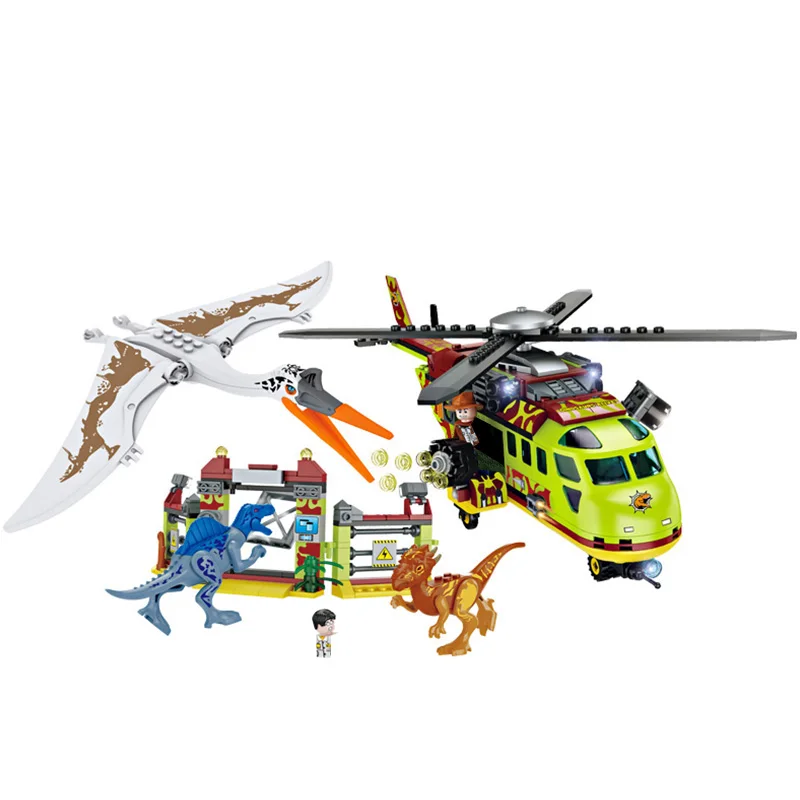 Конструктор MOC детский Парк Юрского периода 582 деталей |