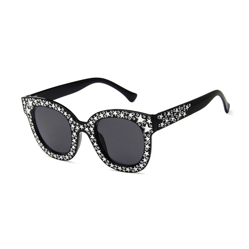 Солнцезащитные очки кошачий глаз женские милые пикантные ретро-очки большого