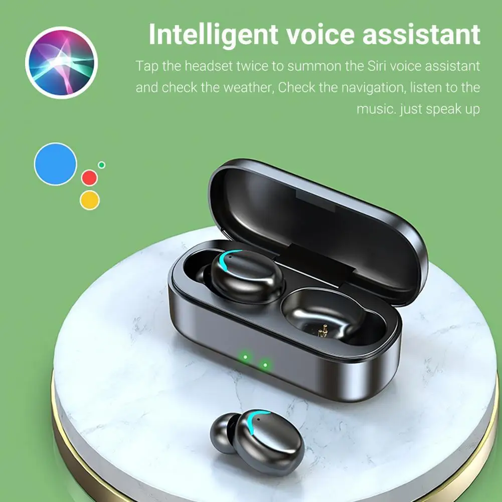 

1 Pair S9 Bluetooth-compatible Earphone Noise Reduction No Delay In-ear Touch Control Wireless Earbud for Music Best Gift