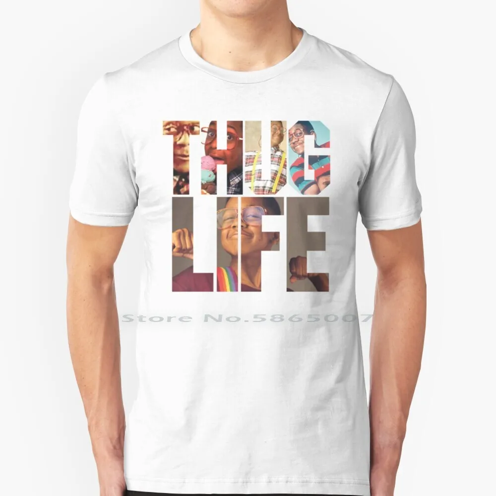 

Thug Life 2 футболка из 100% хлопка 2pac Urkel Nerd 90s 80s винтажный крутой молодой Thug Thuglife Outlawz Outlaw альбом Семейные вопросы