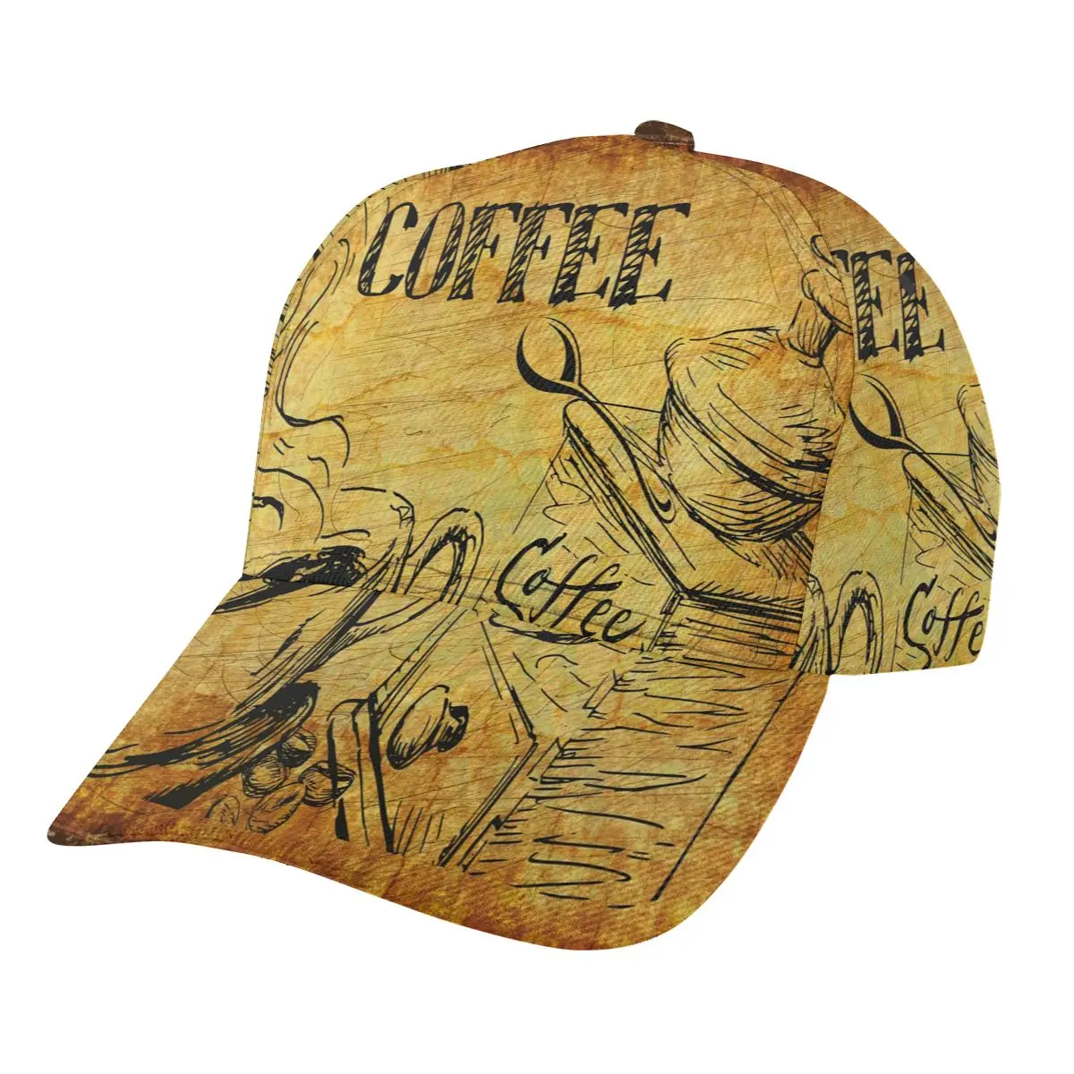 

Vintage Coffee Love Outdoor Sport Caps Baseball Hat Men Women Visor Cap Baseball Cap Street Hip Hop Caps