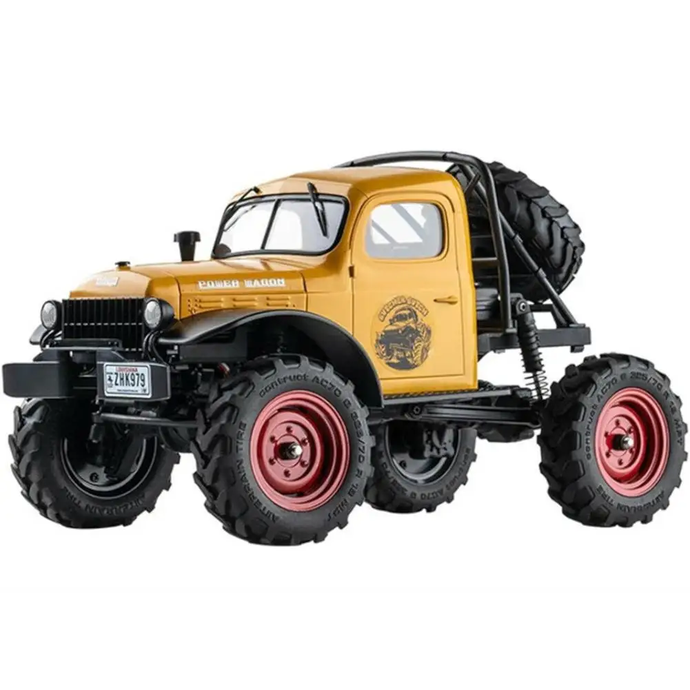 Fms FXC24 POWER WAGON RTR 12401 1/24 2.4g 4wd Rc Car Crawler Led Lights Off-road Truck Vehicles Models Toys