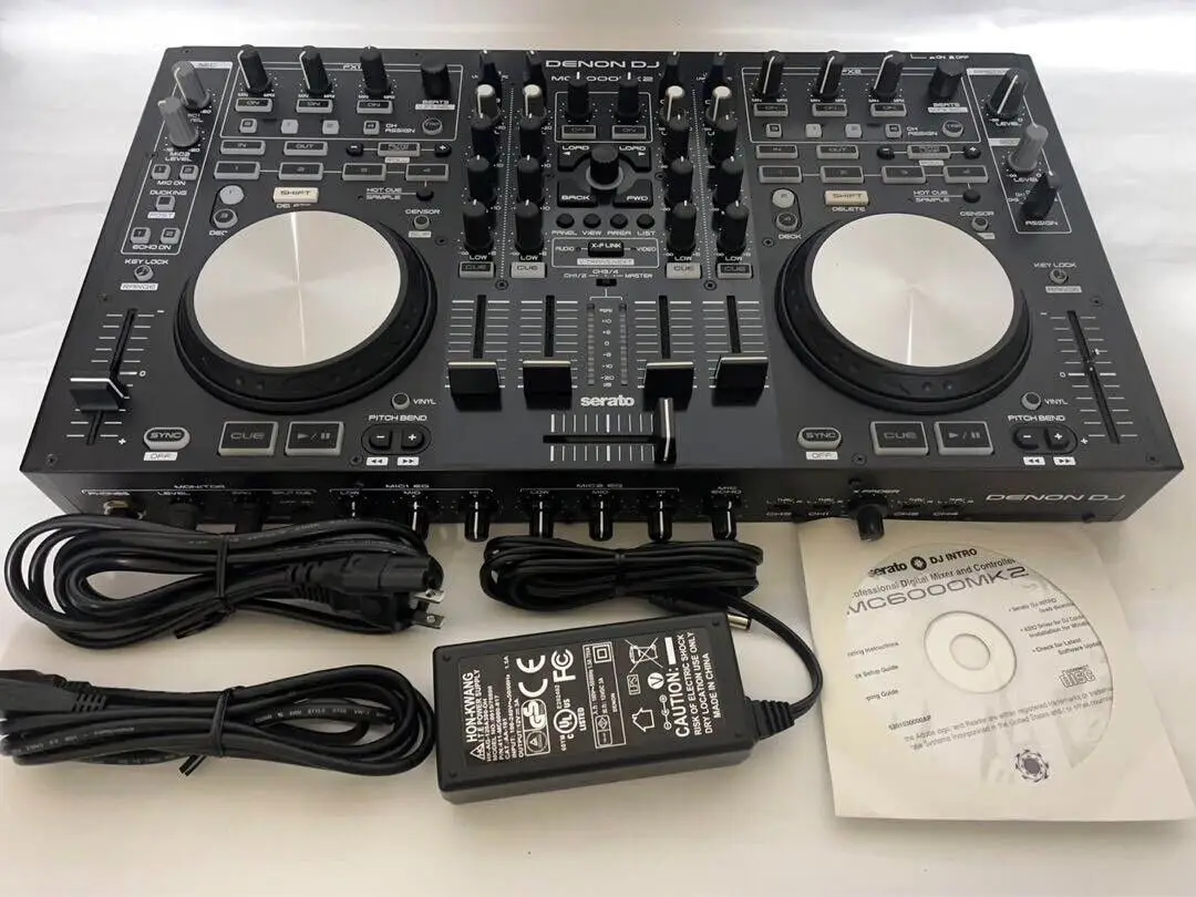 

Летняя скидка 50% Denon mc6000mk2 4ch Serato, цифровой DJ-контроллер