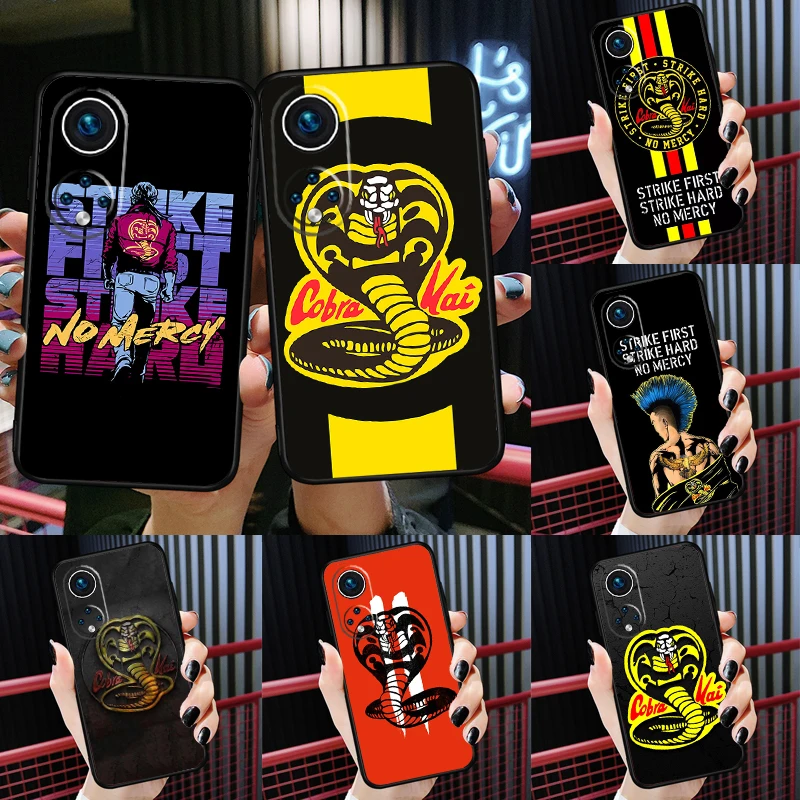 

Cobra Kai Snake Case For Huawei Honor 50 P50 P30 Pro P40 P20 Lite Nova 5T P Smart Z 2019 2021 Cover Coque
