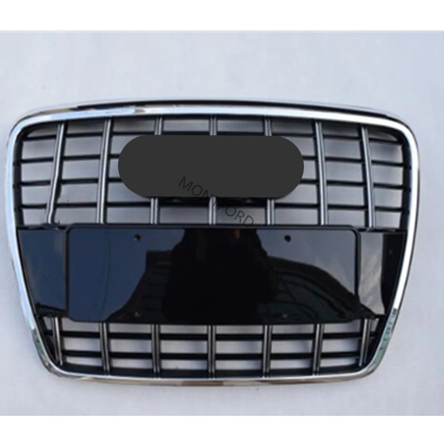 

Передняя решетка для автомобиля S6 стиль передний бампер решетка для капота решетка хромированная черная для A6 C6 S6 4F SFG 05-11 автостайлинг