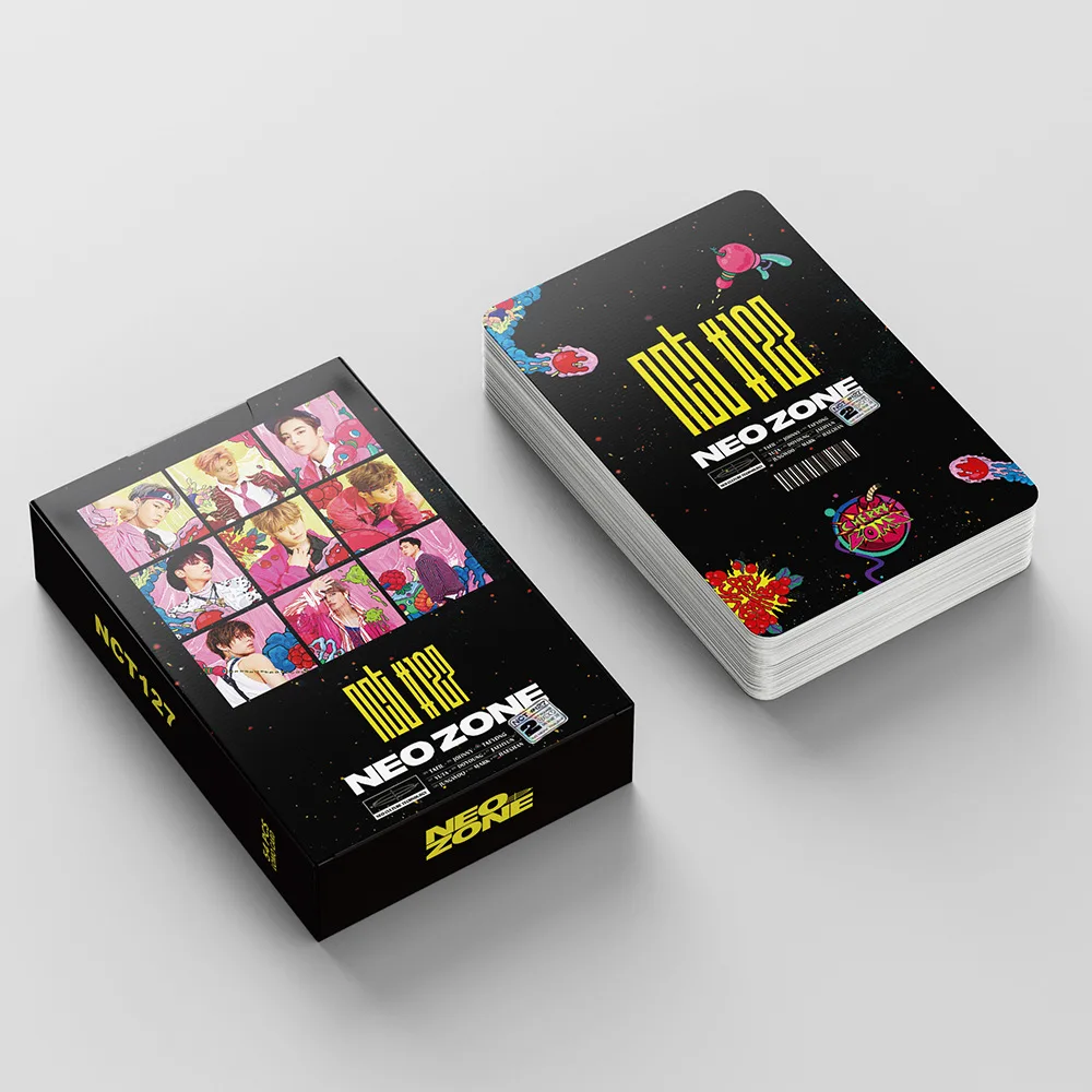 

54pcs/Box KPOP NCT 127 NEO ZONE Photo album Lomo cards Poster Creative Photocard high quality elegant package Kpop nct 127 card