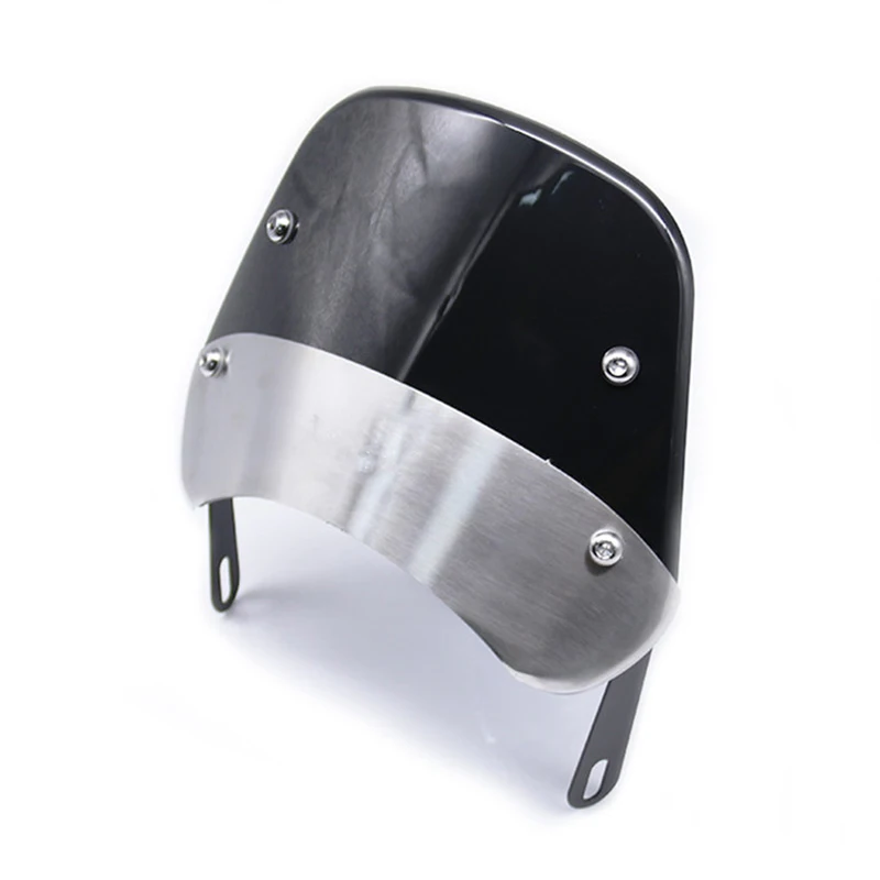 Черное ветровое стекло для мотоцикла 5 и 7 дюймов в стиле ретро круглые фары YAMAHA XJR