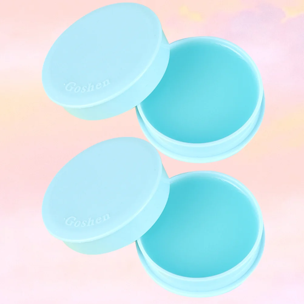 

2 Pcs Fingertip Moistener Wet Hand Wax Counting Money Accessory Accessories Bank