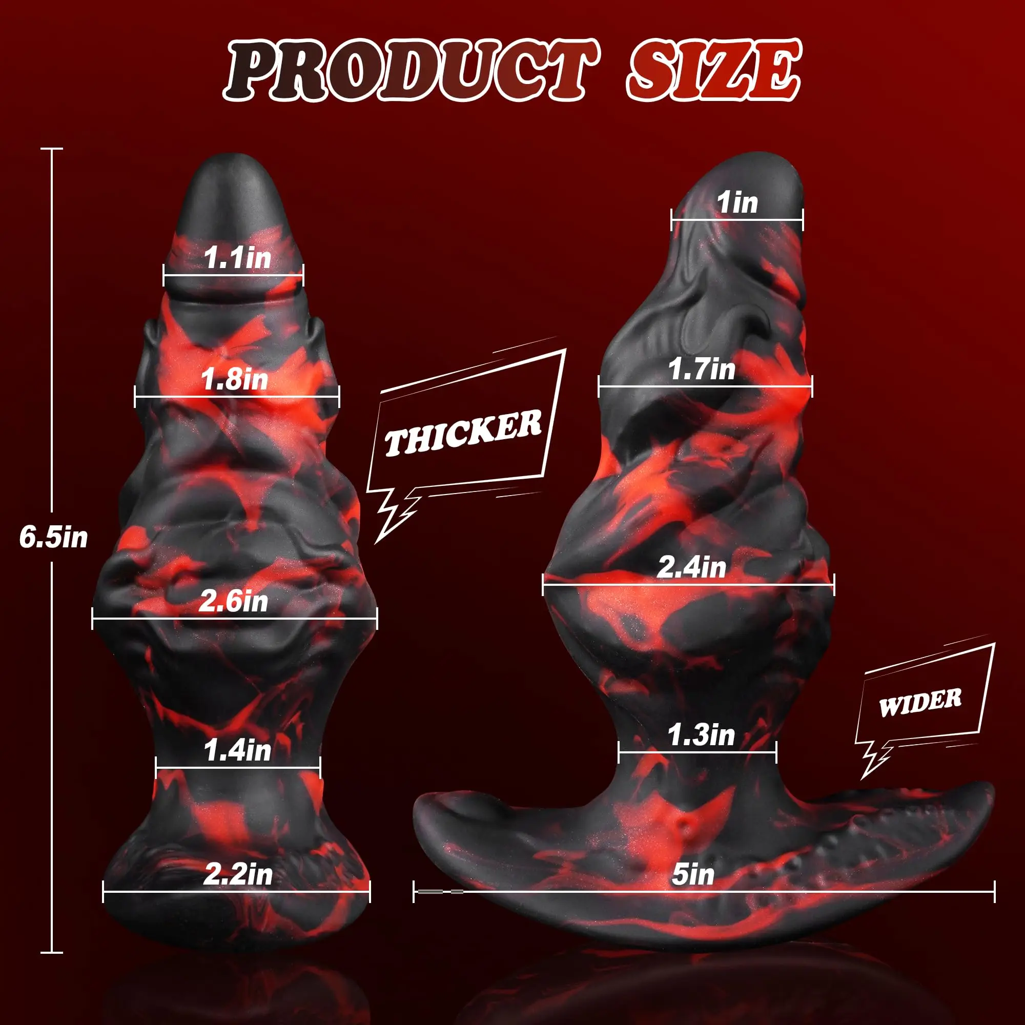 Новая носимая анальная пробка, огромные силиконовые фаллоимитаторы для ...