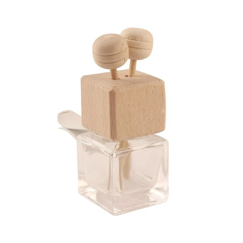

Empty Car Air Freshener Vent-Clip Clear Glass Essential Oil Diffuser Vent-Outlet