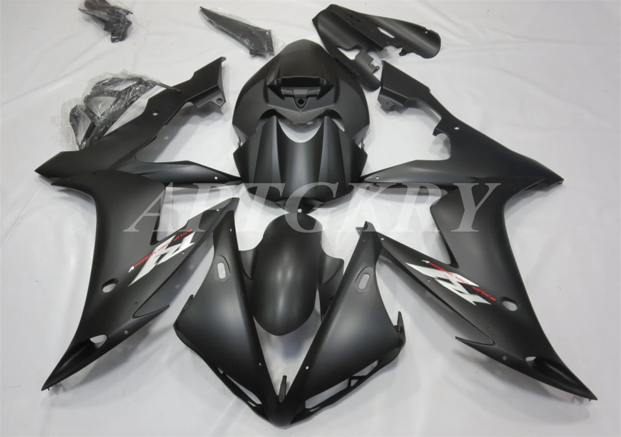 

New ABS Plastic Shell Motorcycle Fairing kit Fit For YAMAHA YZF R1 2004 2005 2006 YZF-R1 YZF 1000R Black Matte