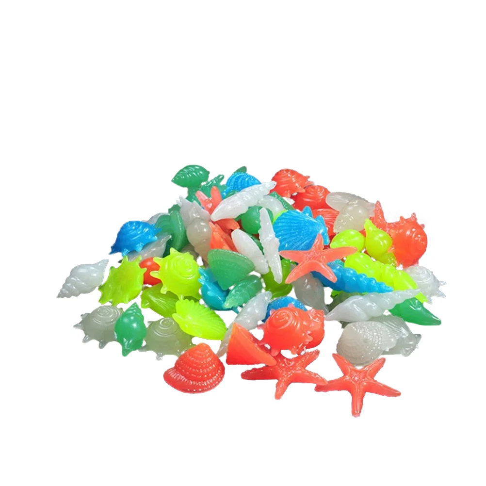 

1 bag of Aquarium Landscaping Stones Fluorescent Fish Tank Stone Ornaments