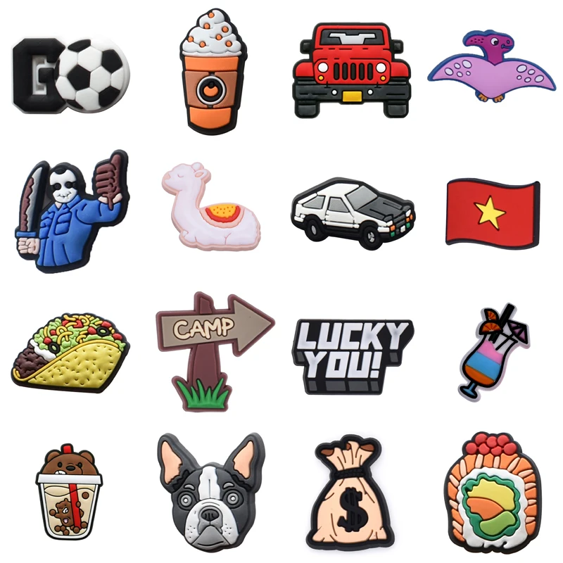 

Women Charm Shoe Charms Accessories Decorations PVC Buckle Decorations for Crocs Wholesale Bulk Gifts Pins Shoes Accessories