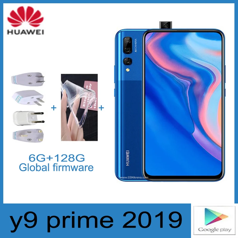 

HuaWei Y9 Prime 2019 mobile phone Smartphone Kirin 710F Octa Core Android mobile phone 16 MP+16 MP 4000mAh 6GB 128GB