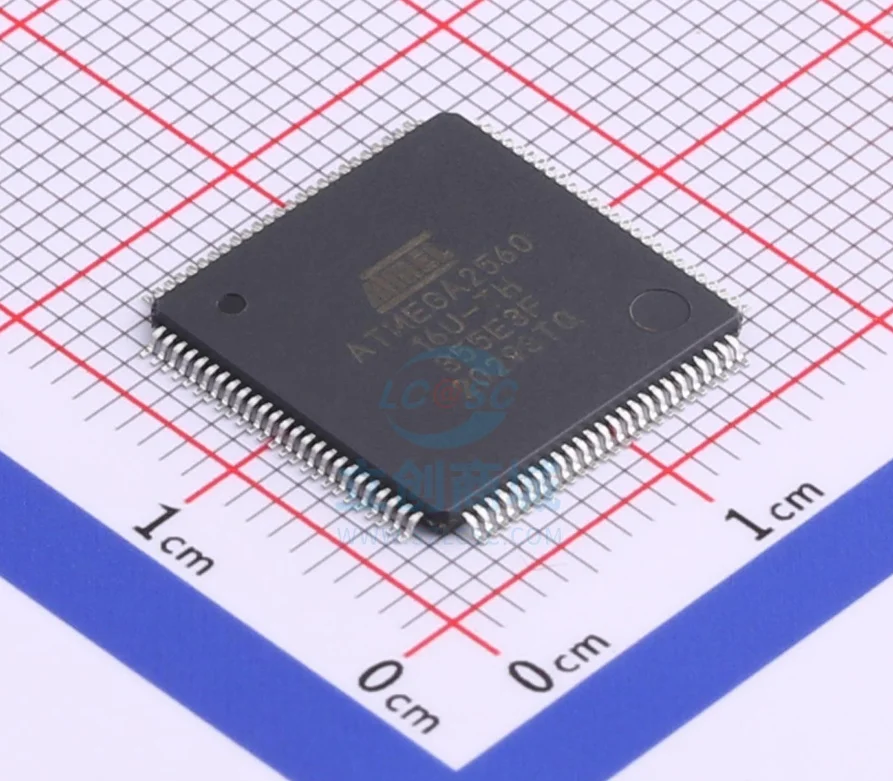 1PCS/LOTE ATMEGA2560-16AU Package TQFP-100 New Original Genuine Processor/microcontroller IC Chip