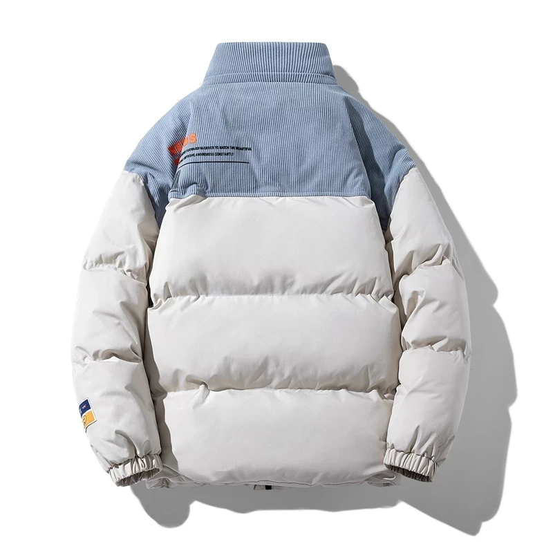 2023 Mens Winter Parkas Japanese Style Streetwear Vintage Thicken Oversize Warm Unisex Jacket Coat Outwear