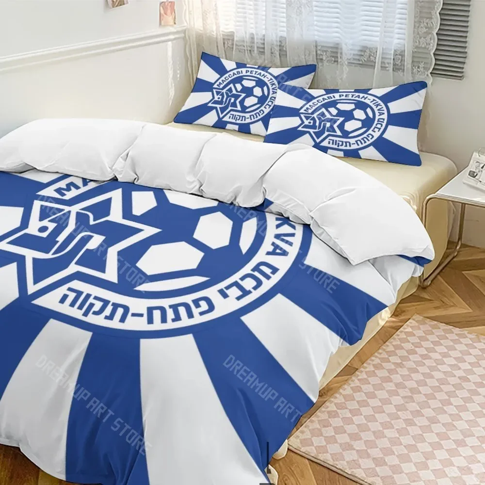 Фото Комплект постельного белья 3D Print Maccabi Petah Tikva 2026: пододеяльник, наволочки, для кроватей Twin, Queen, King, Full Size. Домашний текстиль для мальчиков, девочек и взрослых. №4