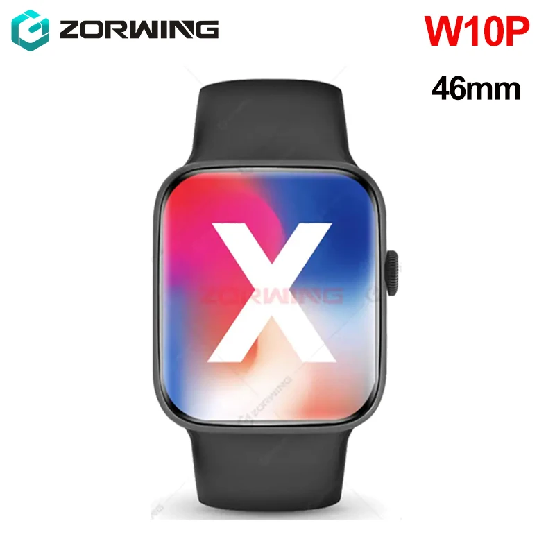 W10P Watch X AMOLED Смарт-часы Sersies 10 Мужчин 1 ГБ ПЗУ 46 мм с местной музыкой Альбом