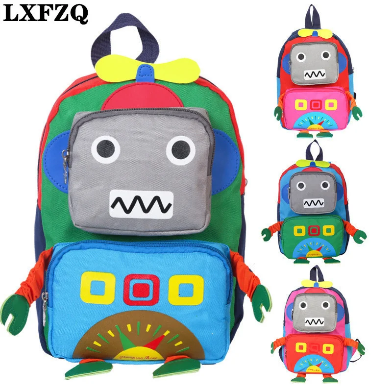 

kids bags Cartoon robot Children's Backpack mochila infantil orthopedic backpacks school bag children school bags Plecak Rugzak
