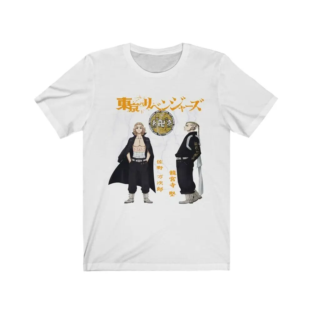 Футболка Manjiro Sano мужская футболка Mikey Tokyo Revengers Keisuke размеры от S до 3XL