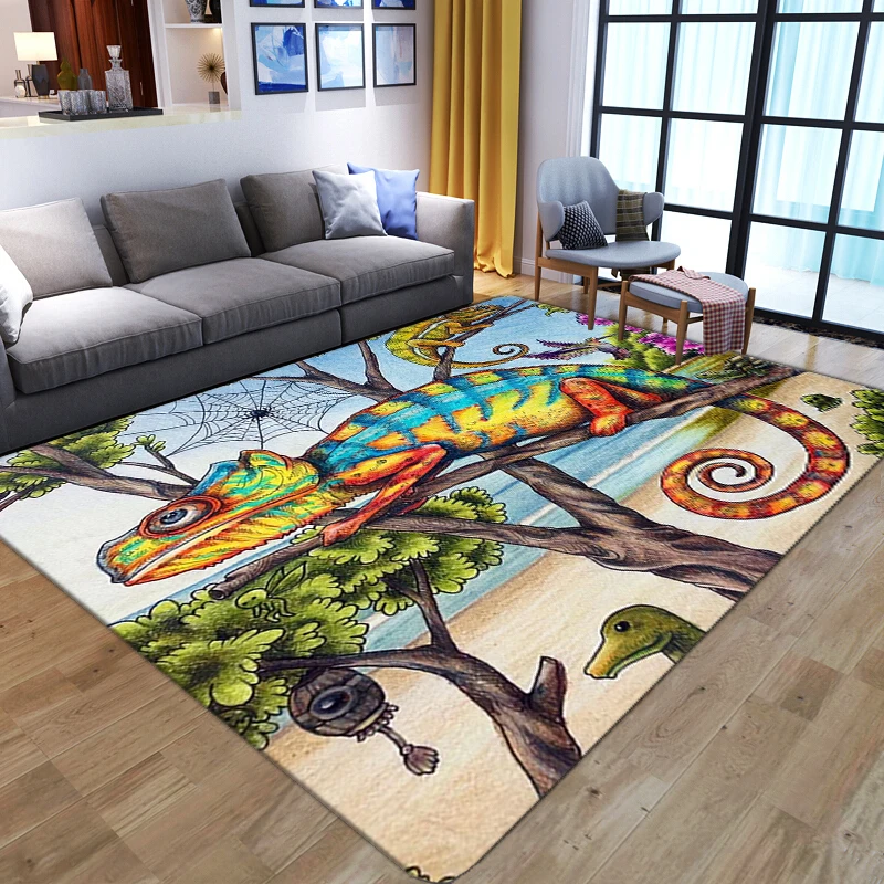 Cartoon Octopus 3D Carpets For Home Living Room Area Rug Soft Flannel Bedroom Decor Bedside Sofa Anti-slip Lounge Floor Door Mat images - 6