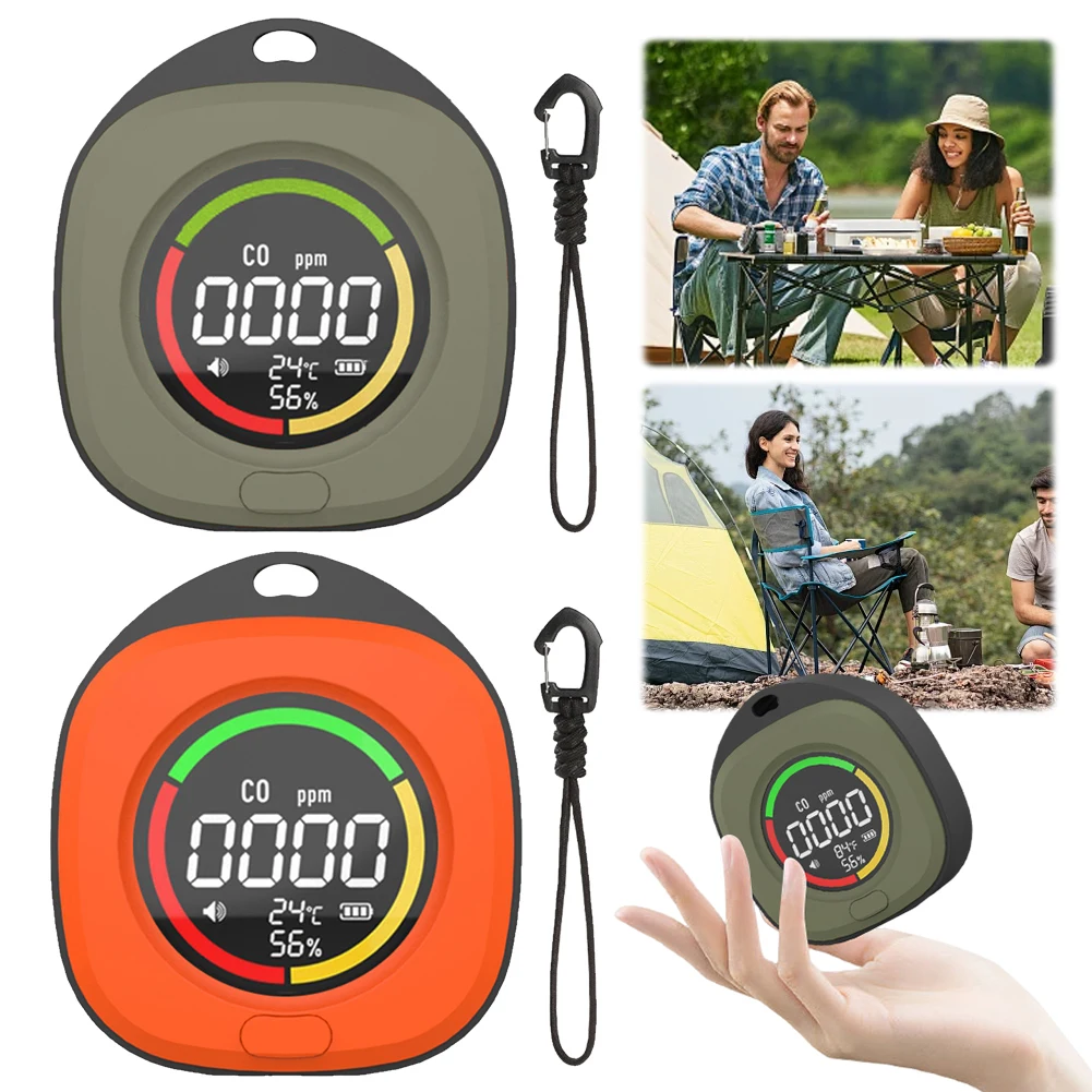 3 в 1 монитор качества воздуха CO 1000 мАч детектор сигнализация датчик температуры и