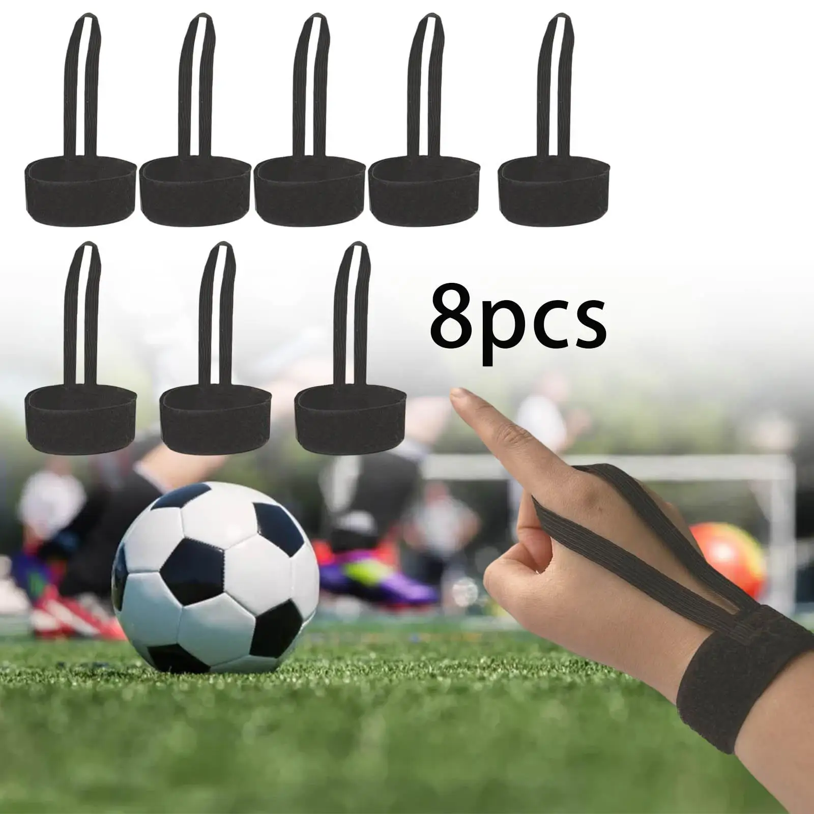 8x Referee Wristbands Professional Bracelet Adjustable Football Down Indicator Wrist Football Down Marker for Football Games