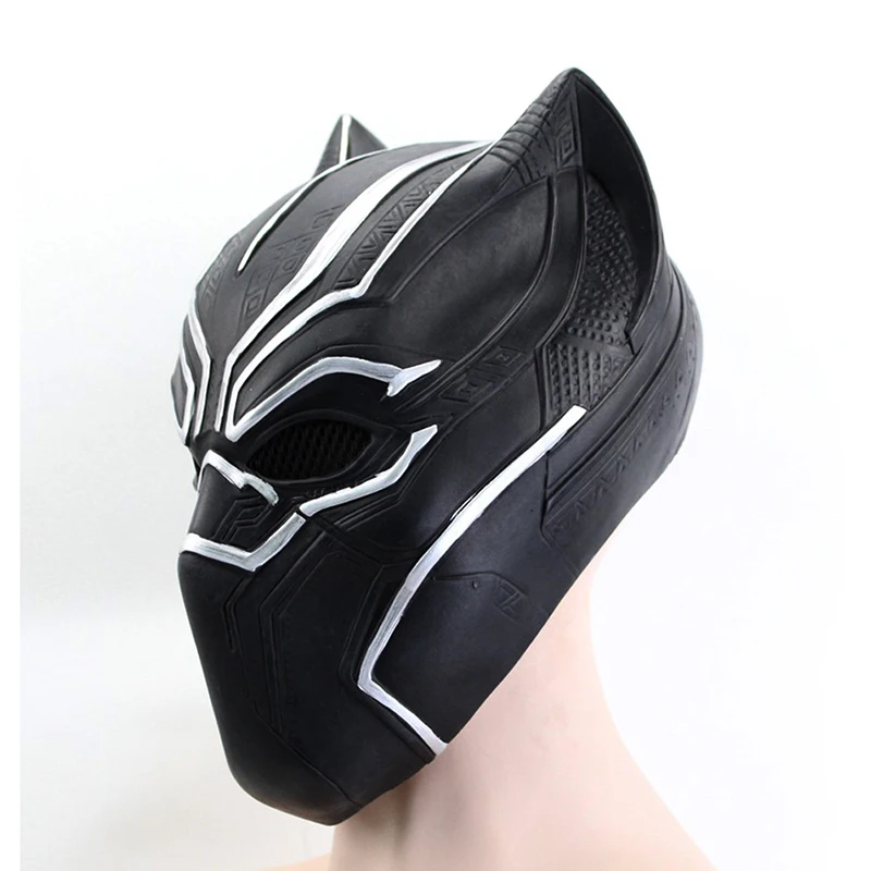 Лидер продаж черная маска пантеры из фильма шлем для косплея мягкая латексная