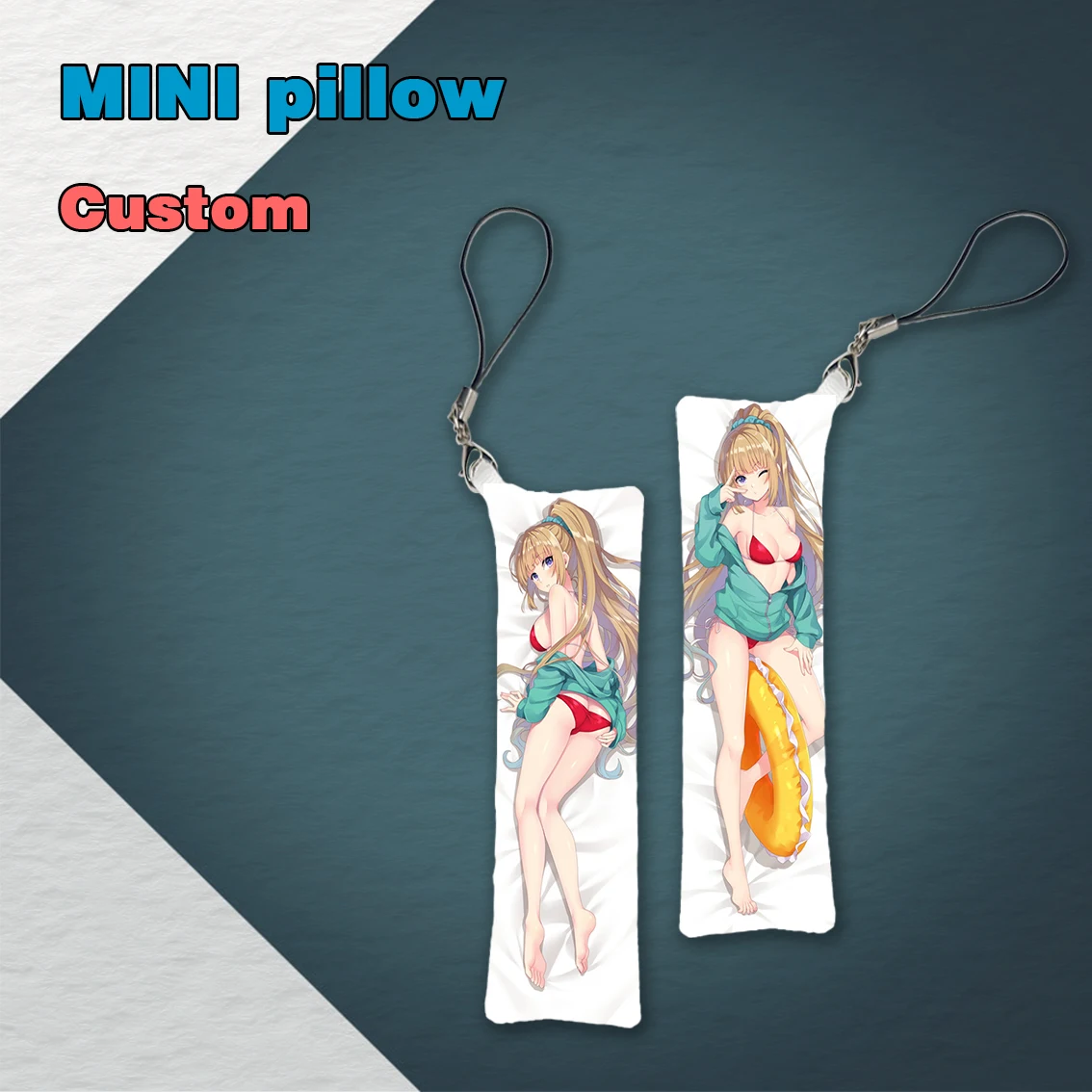

Ремень для телефона с изображением школьного класса элитных аниме Karuizawa Kei Mini Dakimakura, милый подарок 3x10 см