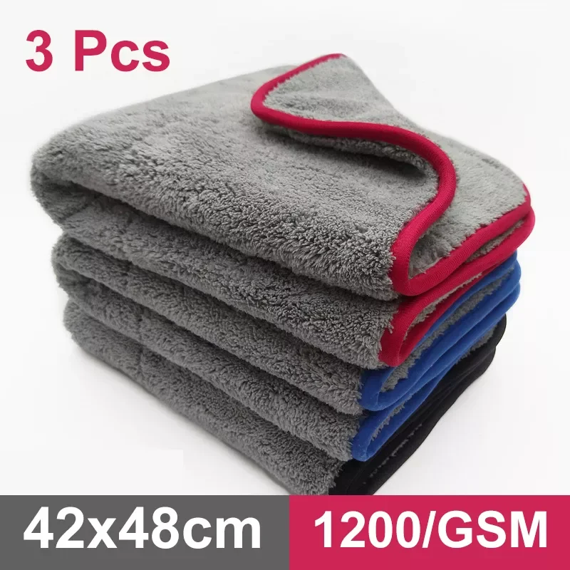 

Auto Detaillering 42x48cm Auto Wassen Doek Microfiber Handdoek Car Cleaning Rag Voor Cars Dikke Microfiber Voor car Care Keuken