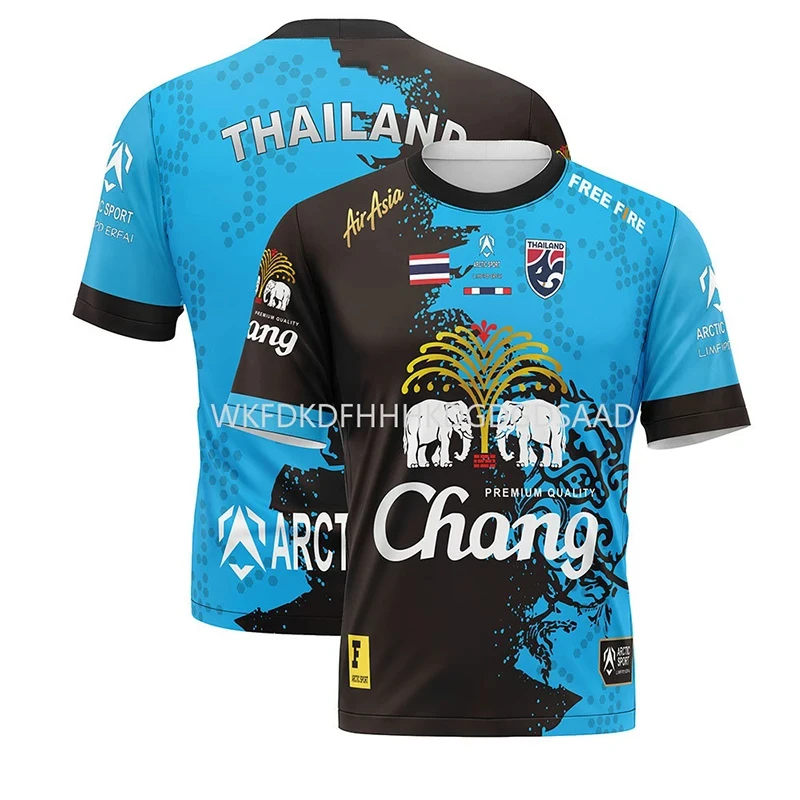 

Unisex 2023 Hot Selling THAILAND CHANG Jersey Men's T-shirt 3D Printed Quick Drying Casual Short Sleeved Men's Sportswear Top