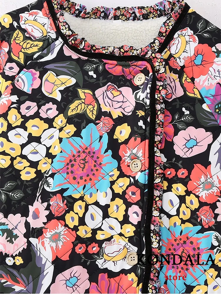 Женский блейзер большого размера KONDALA Vintaeg модная Осенняя шикарная уличная