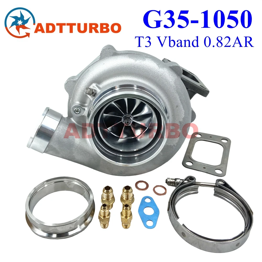 G35-1050 G-SERIES 0.82AR T3 V-диапазон G35 1050 68 мм 880707 -5005S Performance Turbine -5006S 700-1050 HP 2.0L-5