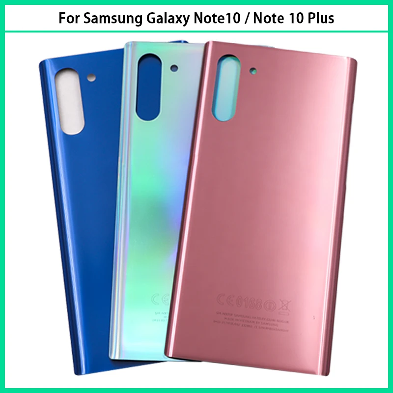 Для Samsung Galaxy Note10 N970F Задняя крышка батареи 3D стеклянная панель Note 10 Plus N975F задняя
